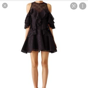 Acler Upton eyelet mini dress